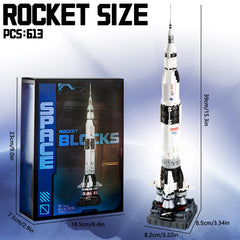 APENGBAOL Saturn V stage separation detail showcases authentic aerospace visuals.