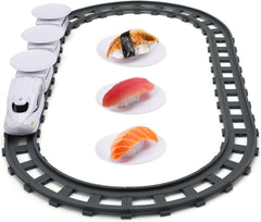 Apettoey sushi train head rotating plates for family dinner fun.
