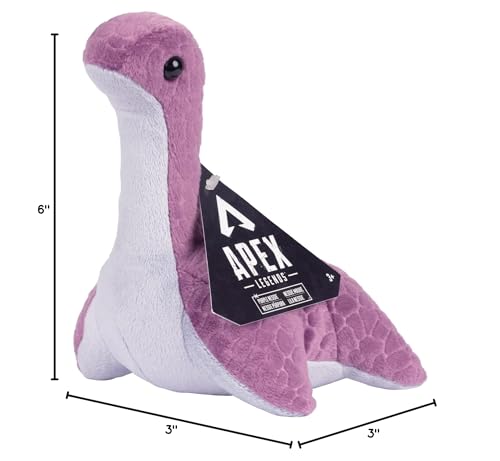 Apex Legends Nessie purple plush packaged display, gifting-ready for collectors and kids