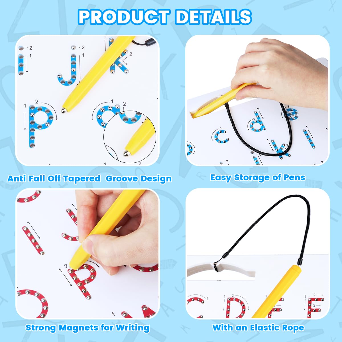 Apfity beads reset easily after tracing for quick reuse