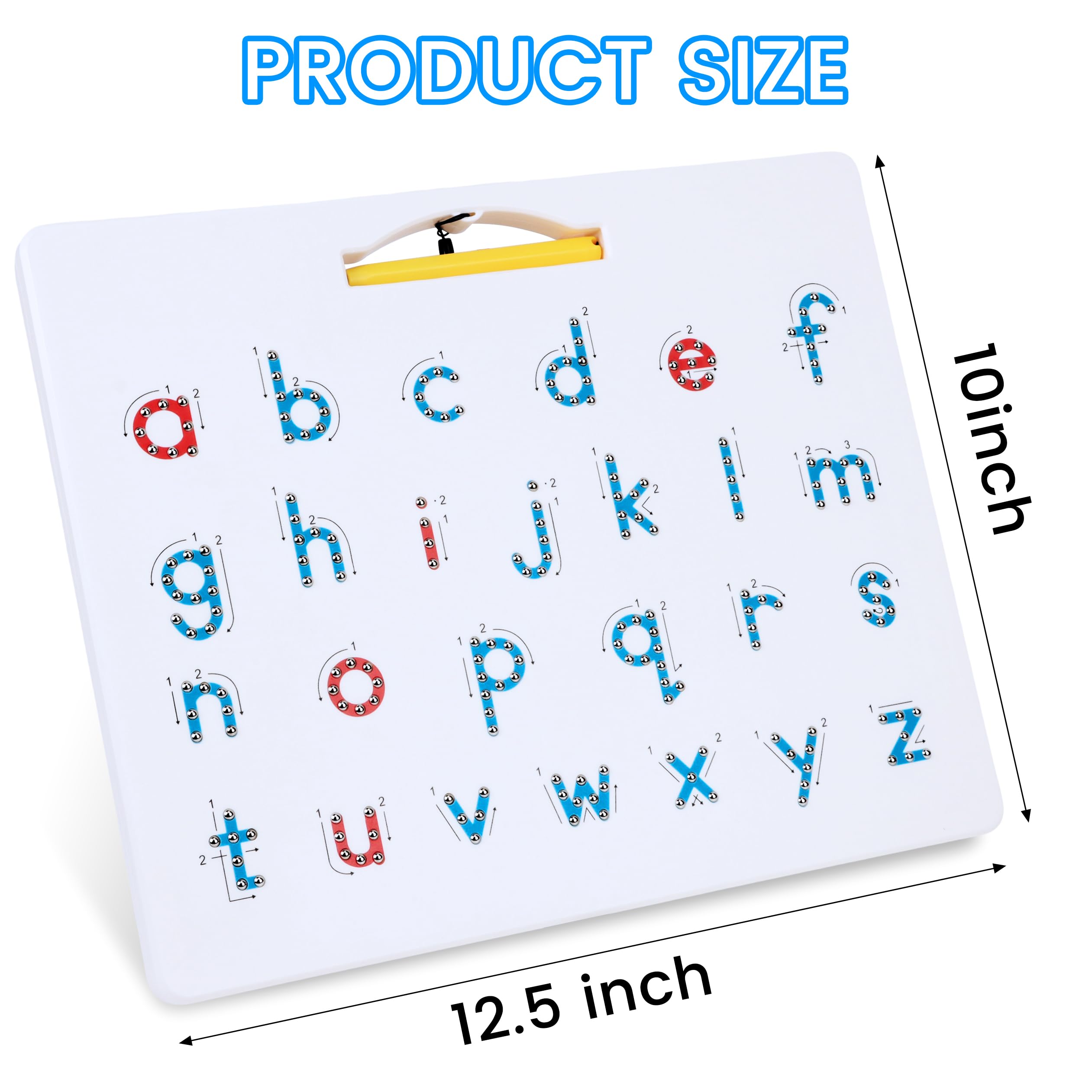 Apfity tracing area with numbered arrows guiding writing practice