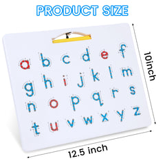Apfity tracing area with numbered arrows guiding writing practice