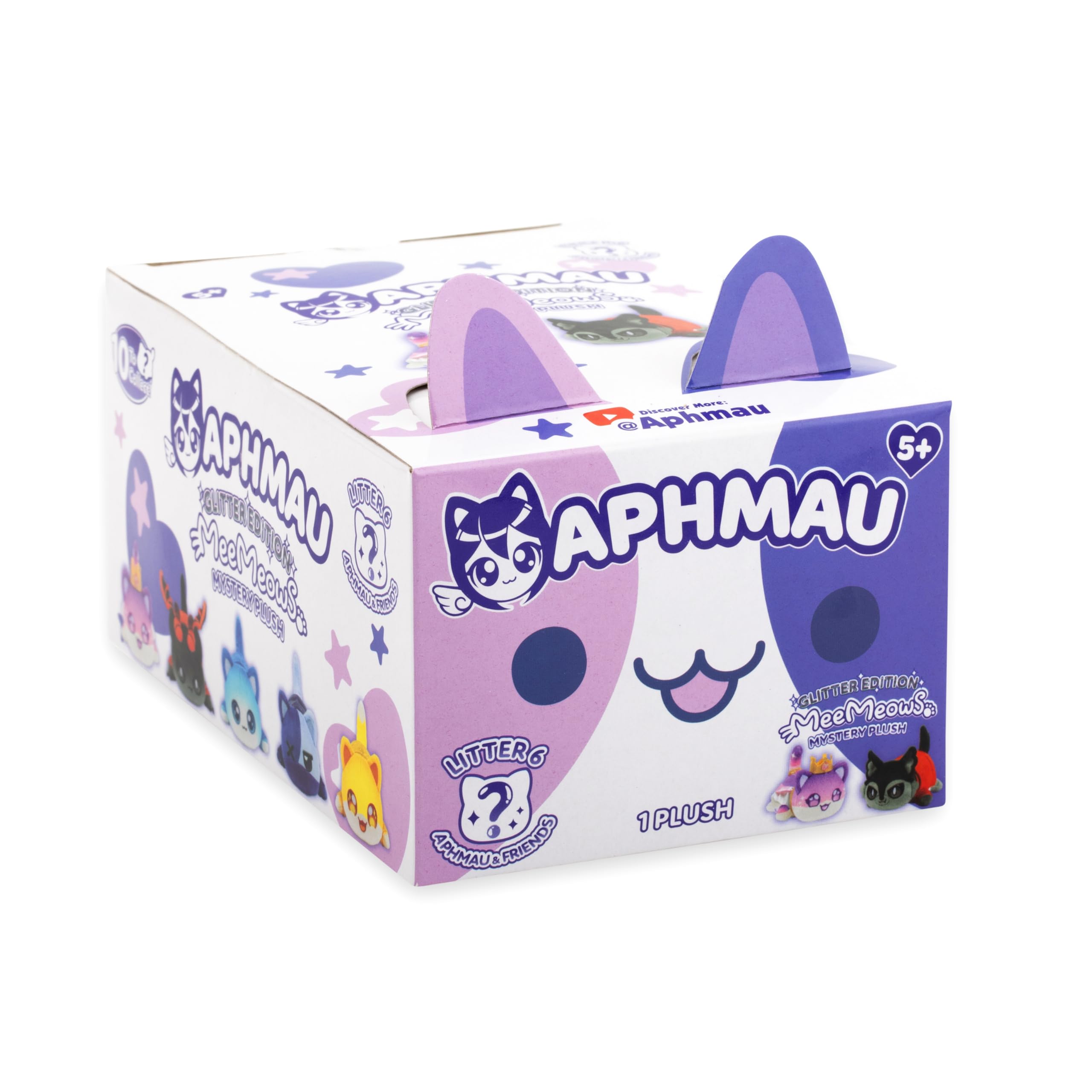 Aphmau MeeMeow plush features ultra soft material for cozy cuddling.