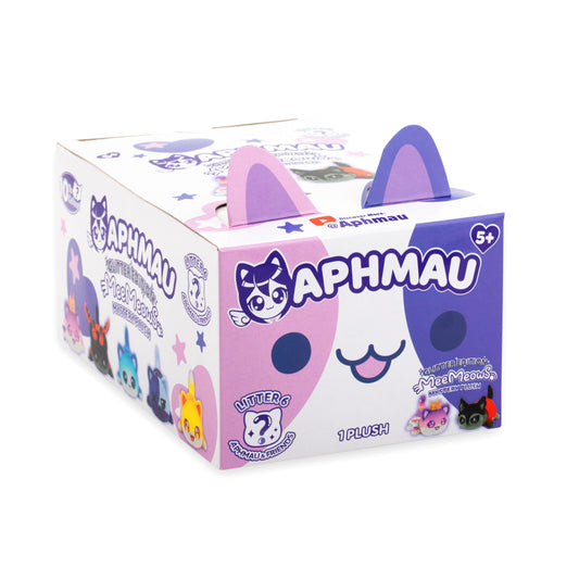 Aphmau MeeMeow plush features ultra soft material for cozy cuddling.