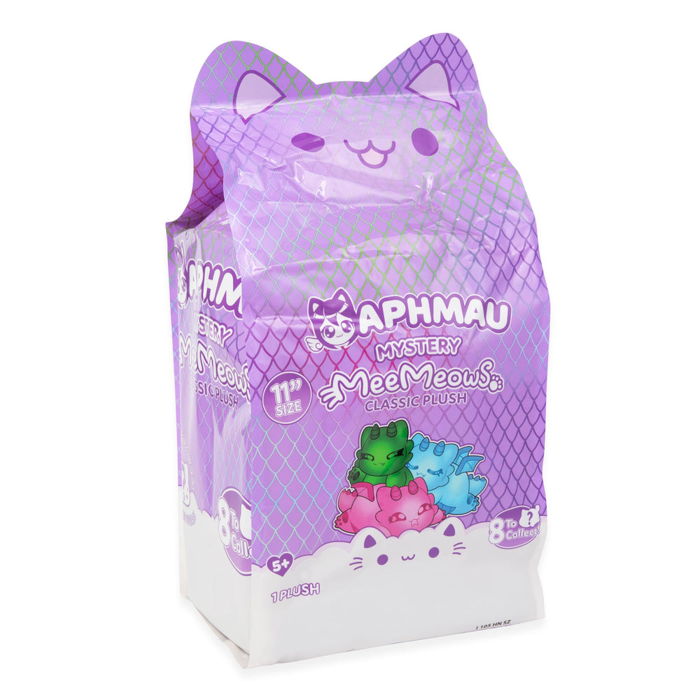 Aphmau MeeMeows Bronze Dragon plush, warm-toned charm for shelf display.