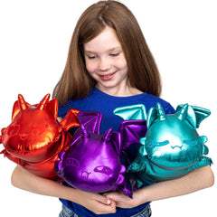 Aphmau MeeMeows Gold Dragon plush, luxe sparkle for collection-worthy vibes.