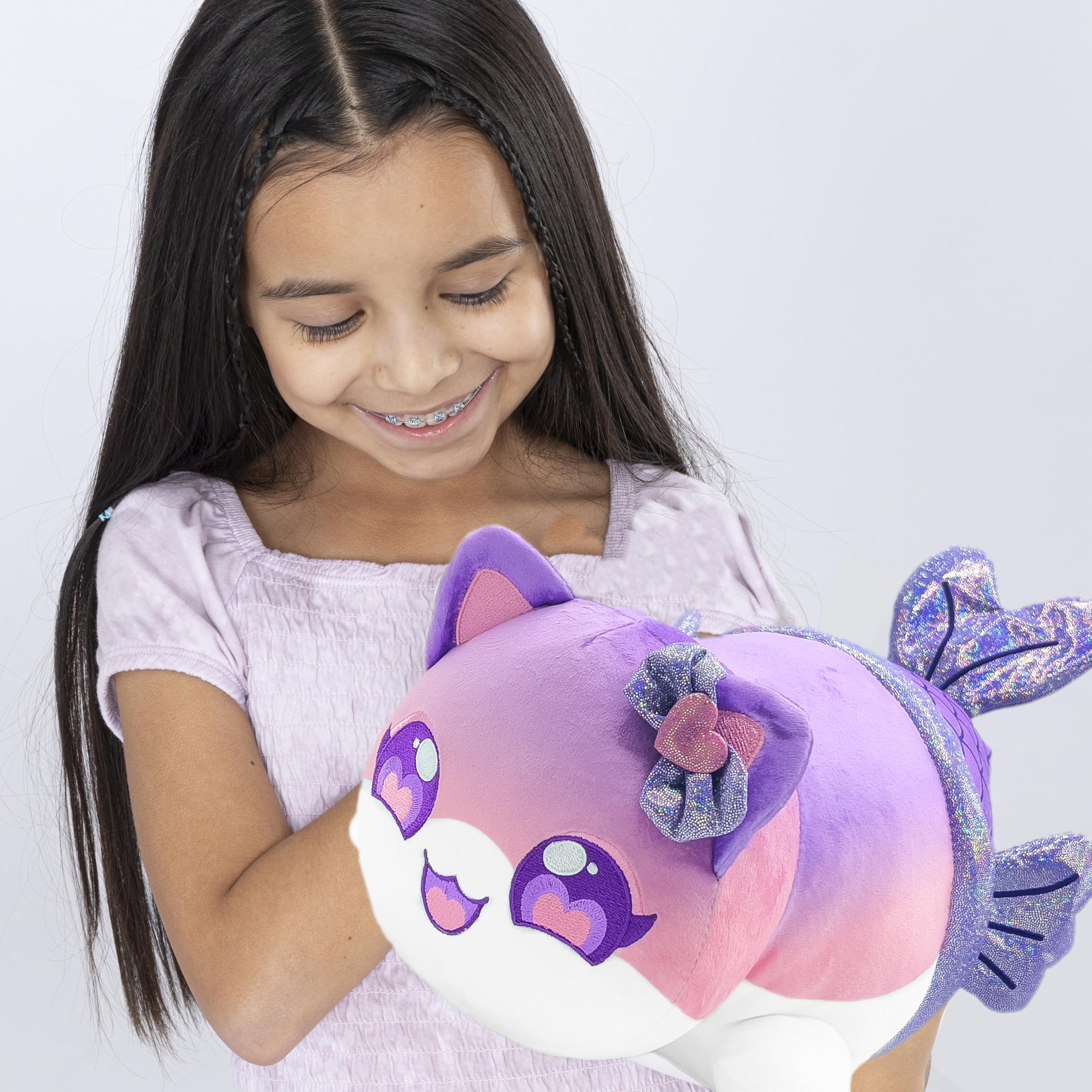 Aphmau MeeMeows blind box opening, suspenseful unboxing for fans.