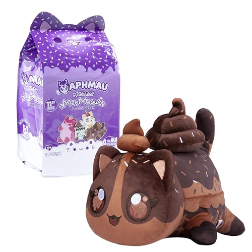 Aphmau MeeMeows ice cream vanilla 11-inch plush, ideal for gift-giving and display