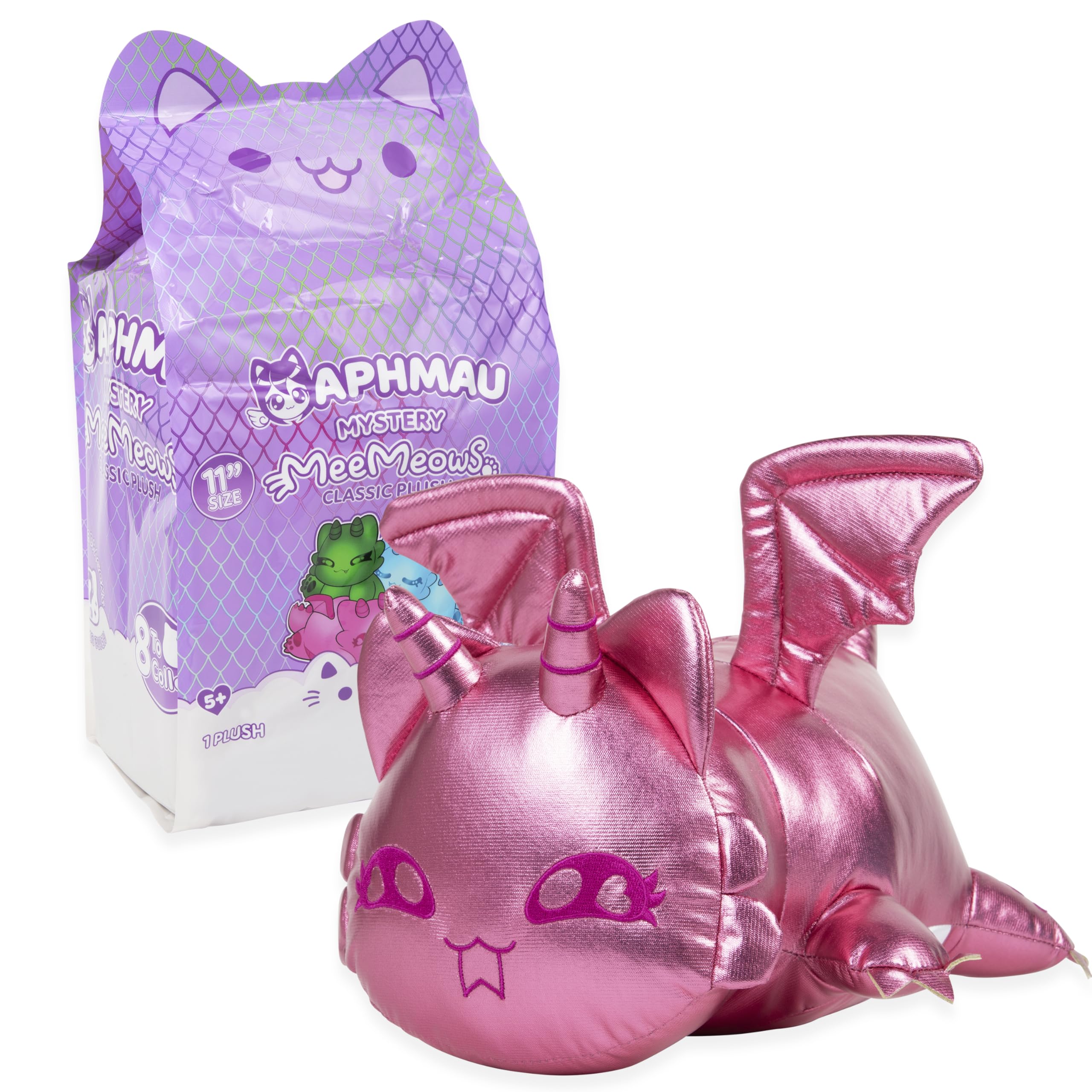 Aphmau MeeMeows Plush material close-up shows ultra-soft fabric.
