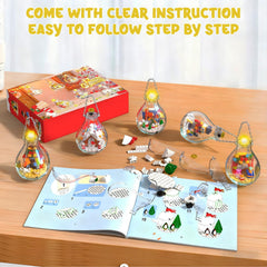 aphpaio Christmas house ornament brightens your tree with festive illumination.