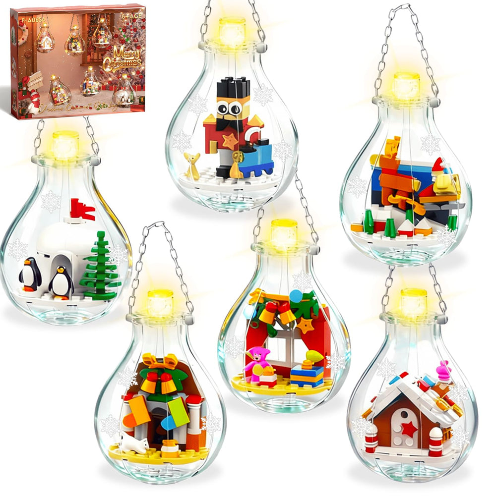 aphpaio gingerbread house ornament glowing softly for cozy holiday ambiance.