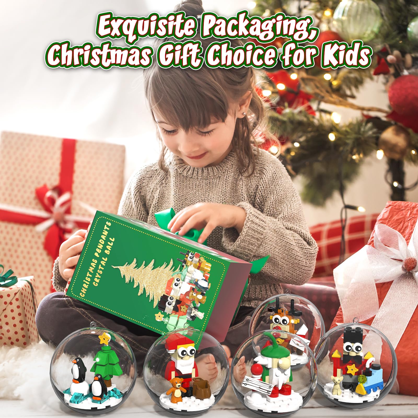 aphpiao Christmas ornaments ball Igloo creative centerpiece for festive scenes