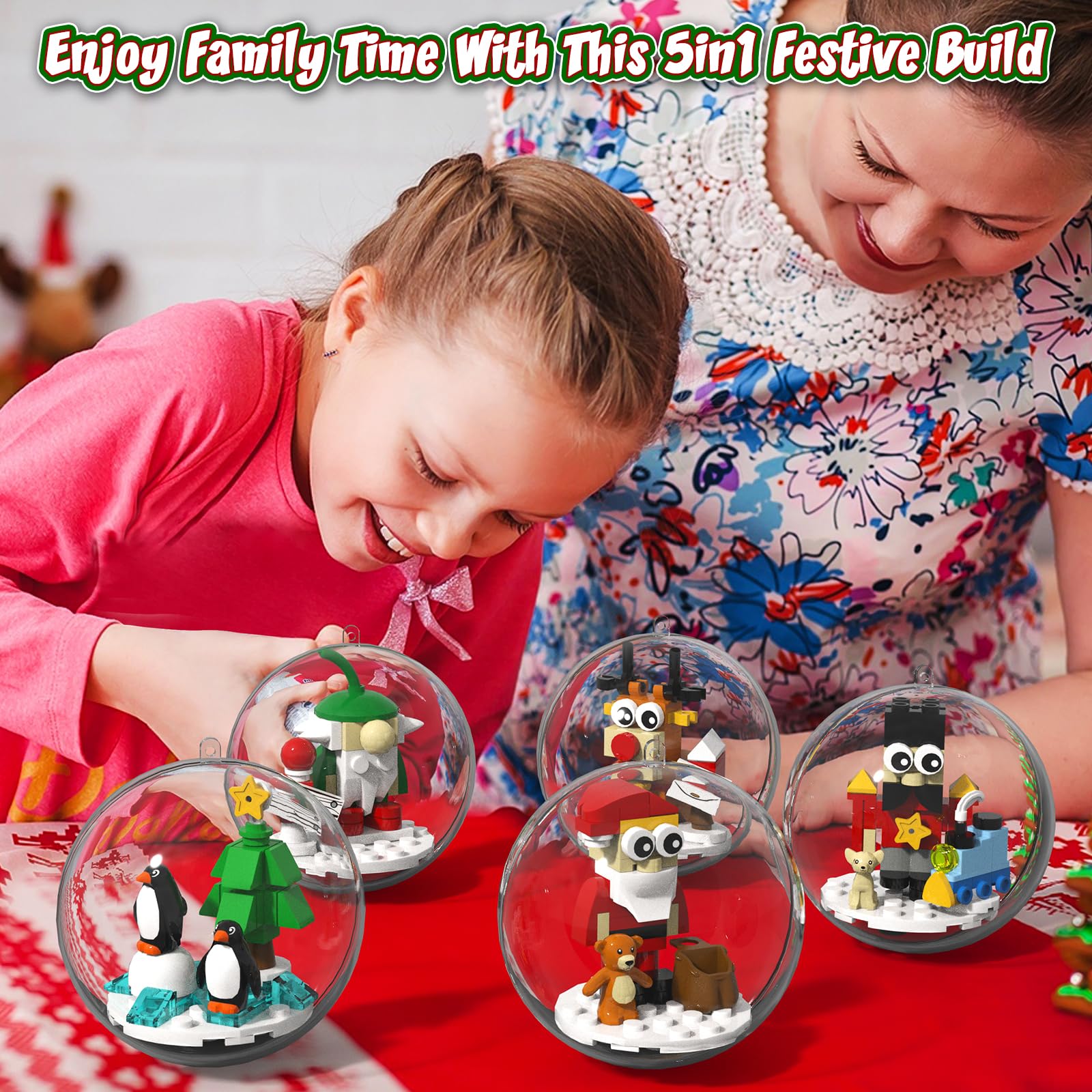 aphpiao Christmas ornaments ball Nutcracker with easy-hang design for holiday displays