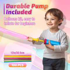 Apipi inflation pump helps steady inflation and reduces balloon slippage