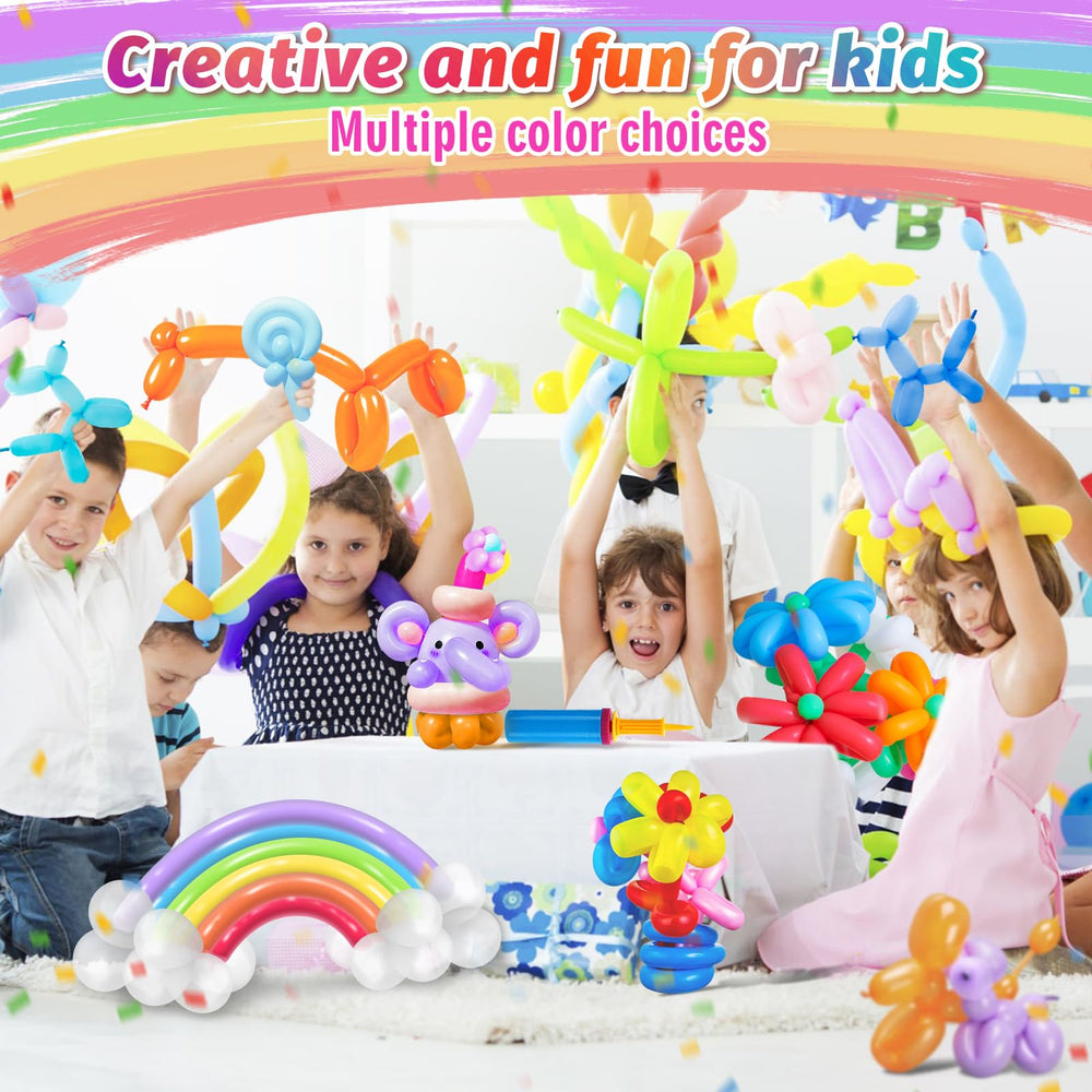 Apipi long 260Q balloons for animal shapes and playful sculptures