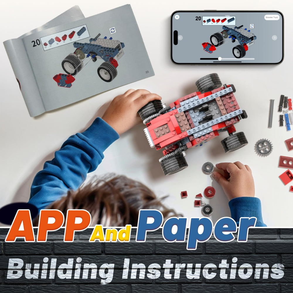Apitor detailed step-by-step instructions guide young builders.