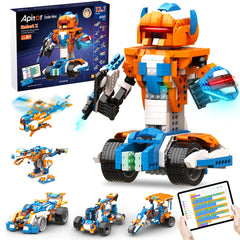 Apitor Robot X 12-in-1 blocks and control unit ready for build
