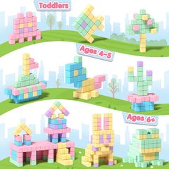 Apluses blocks use non-toxic ABS with smooth edges for safe play
