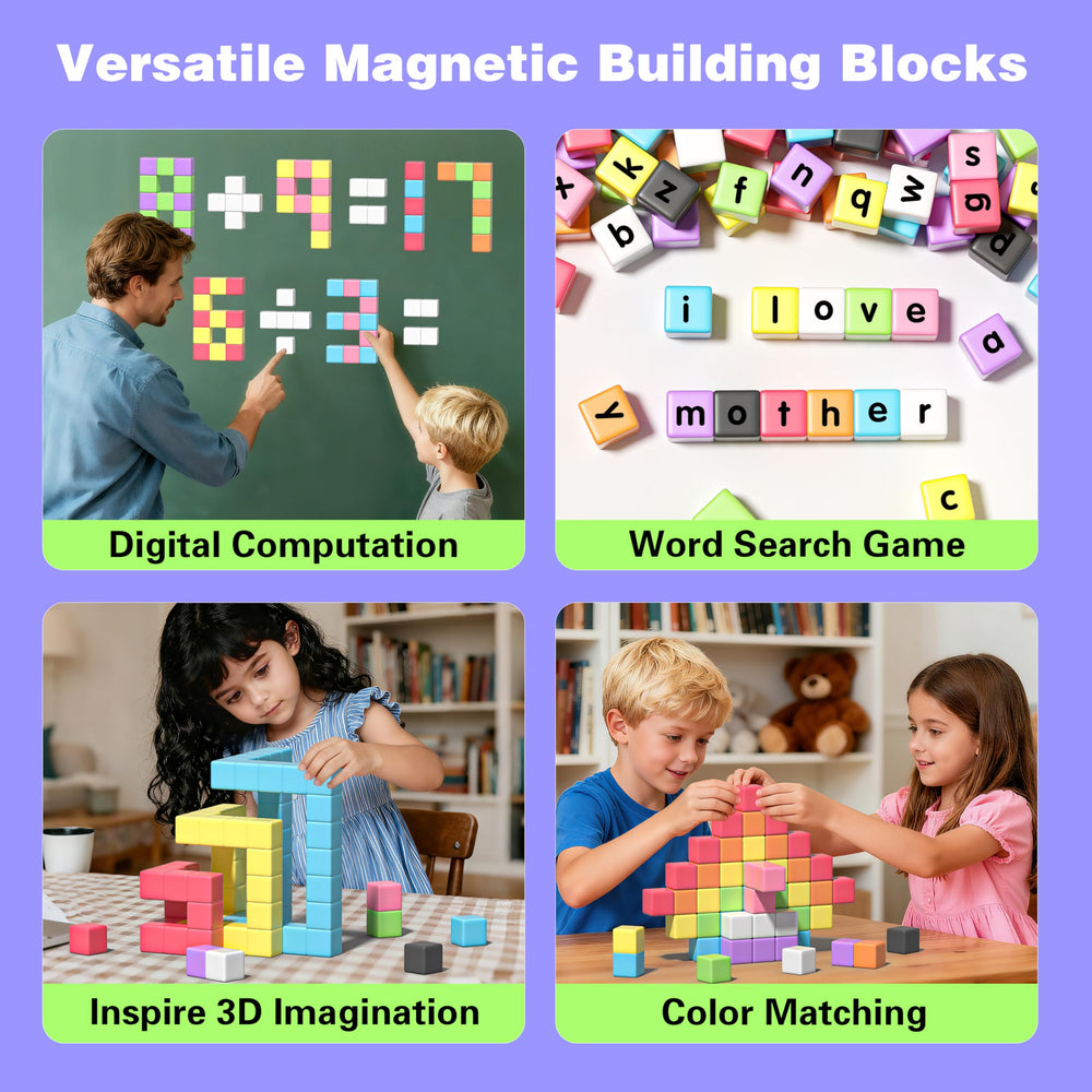 Apluses magnetic blocks boost spatial thinking during play