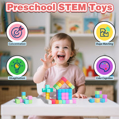 Apluses magnetic blocks storage bag for organized play at home or on the go.
