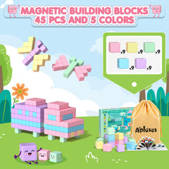 Apluses sensory-friendly magnets encourage focused, calm play