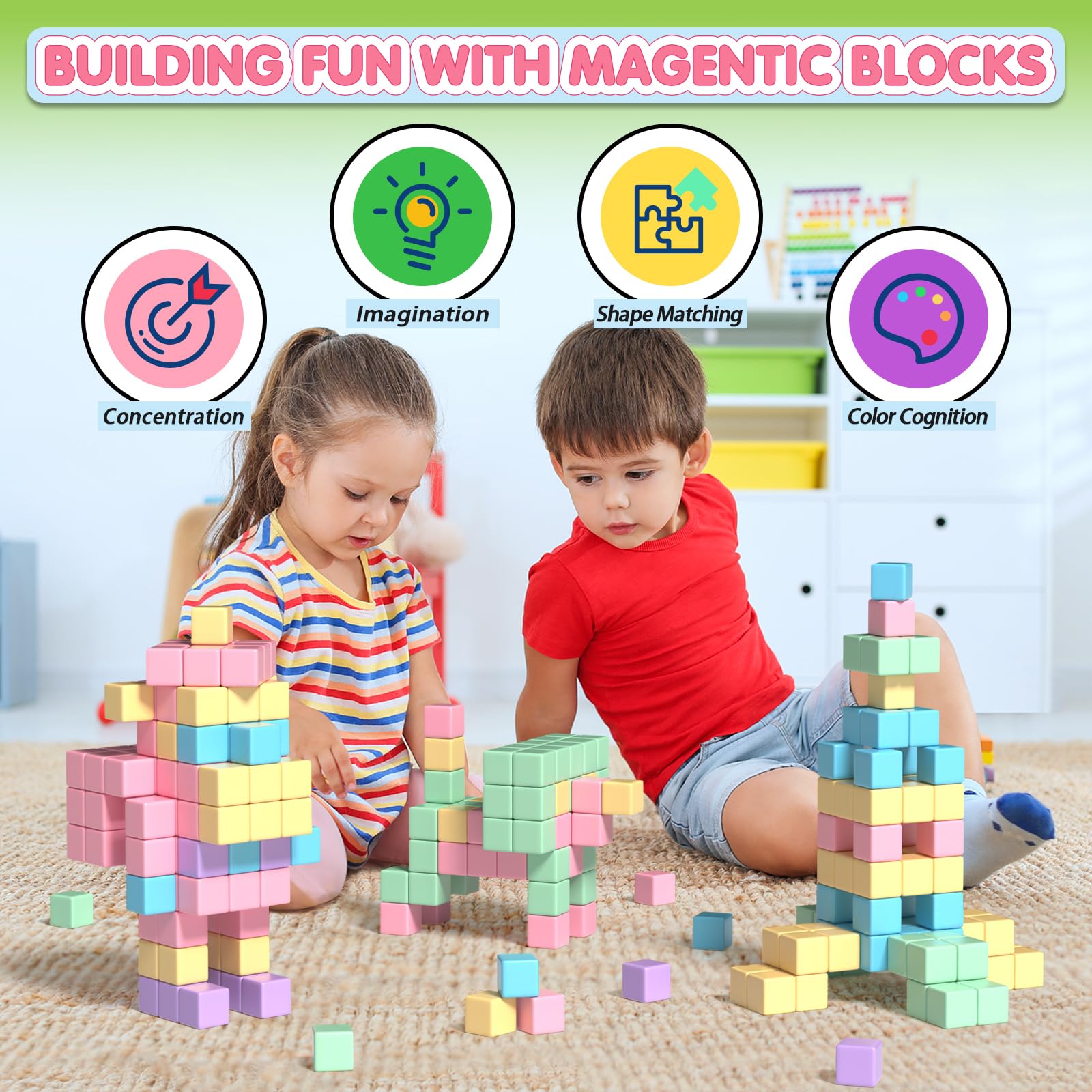 Apluses STEM-inspired magnets support spatial thinking and early math skills