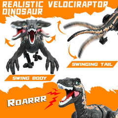 APOBATK dinosaur robot head-turn motion for exploration