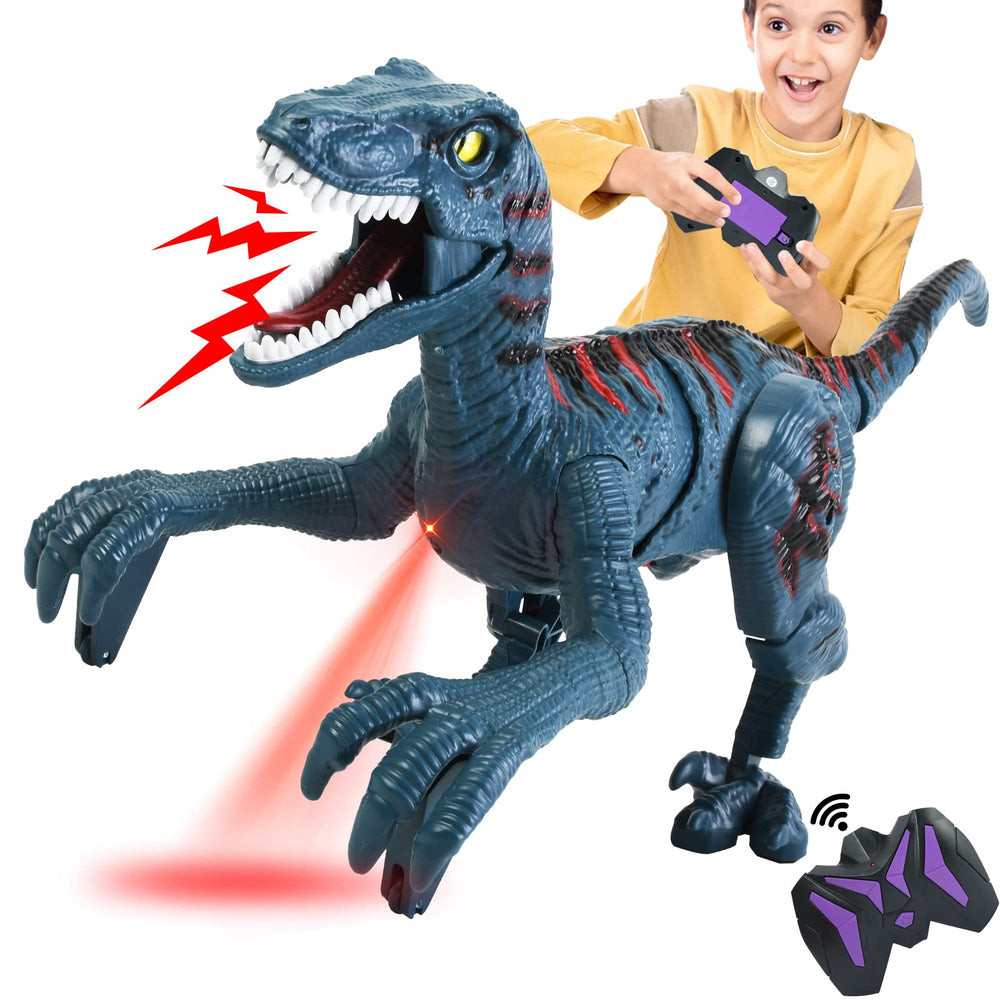 APOBATK Velociraptor front view shows sturdy construction for fearless indoor play.