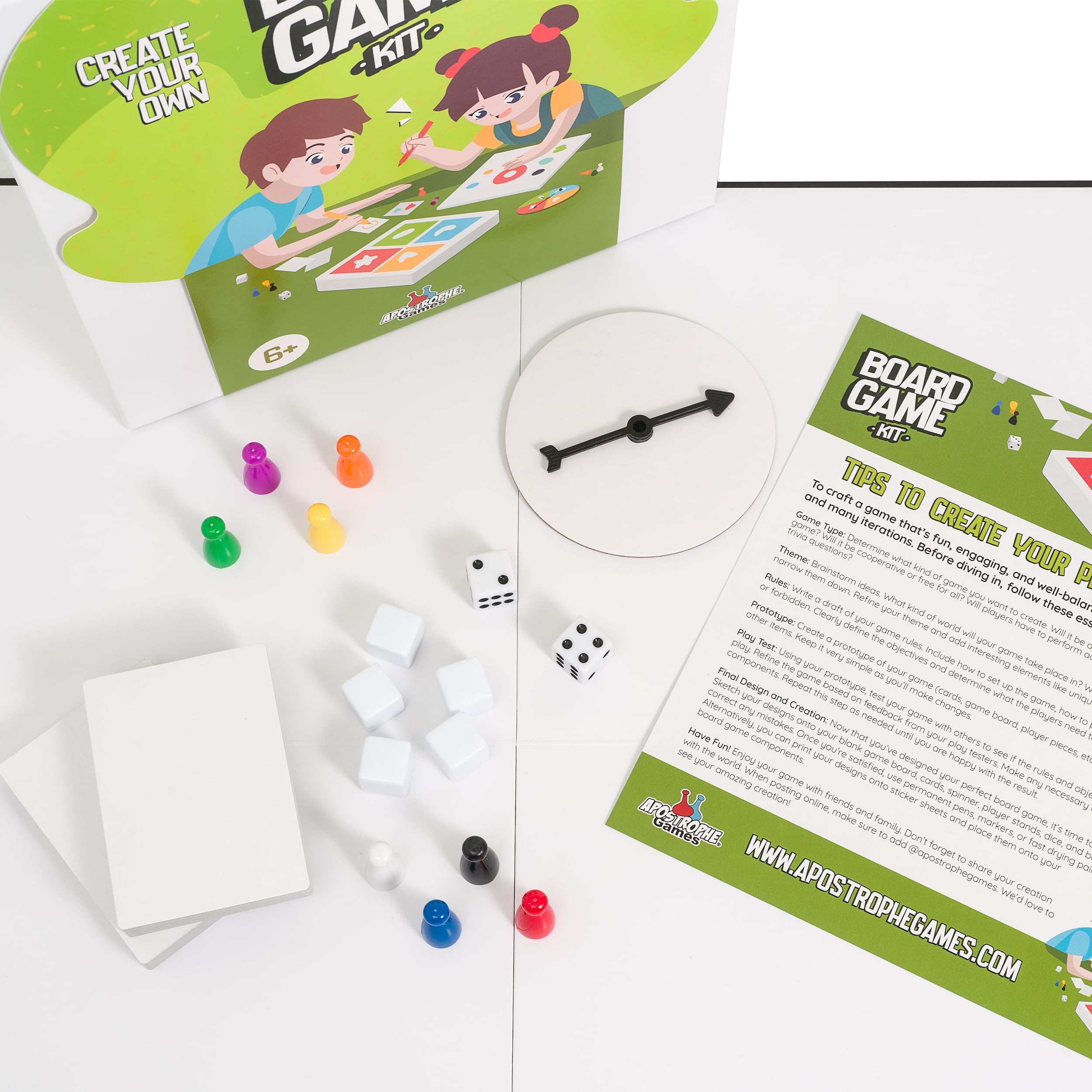 Apostrophe Games blank customizable box to organize game components.