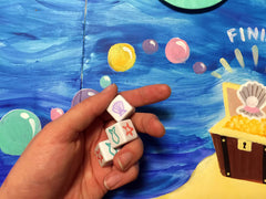 Apostrophe Games spinner with blank base for interactive twists.