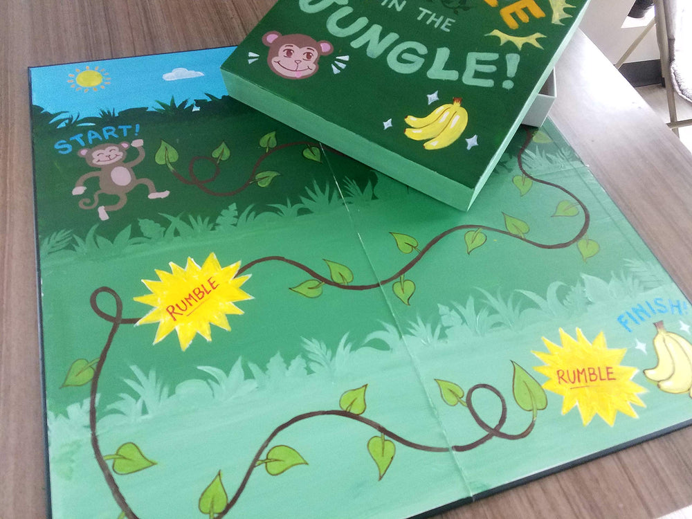Apostrophe Games decorate box for personalized game branding.