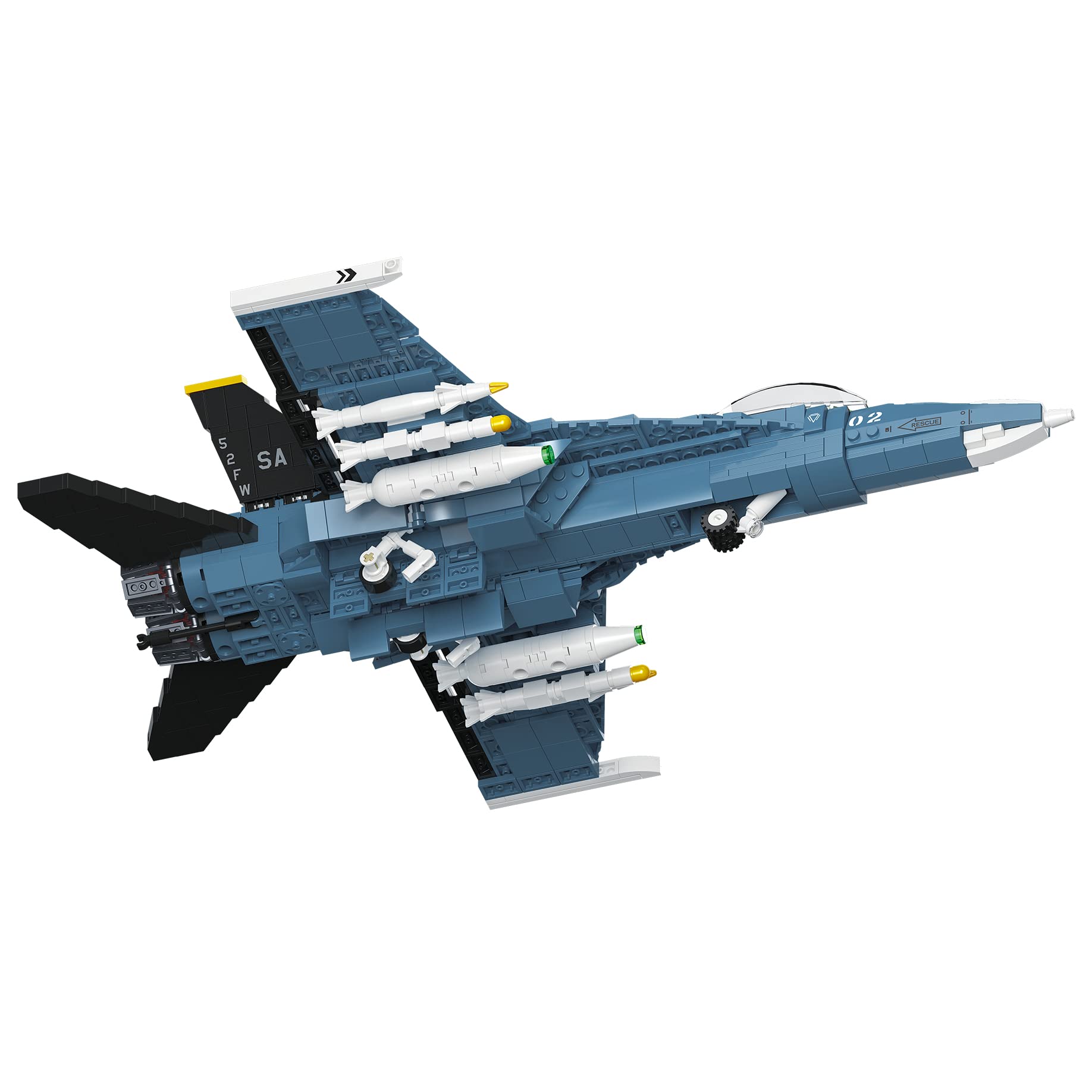 Apostrophe Games F/A-18 Hornet wing detail enhances overall model accuracy.