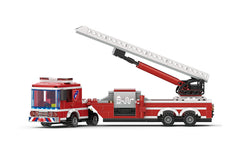 Apostrophe Games Fire Truck building blocks ready for hands-on assembly and creative exploration.