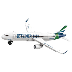 Apostrophe Games Jetliner on display pose showcases craftsmanship for collection display.