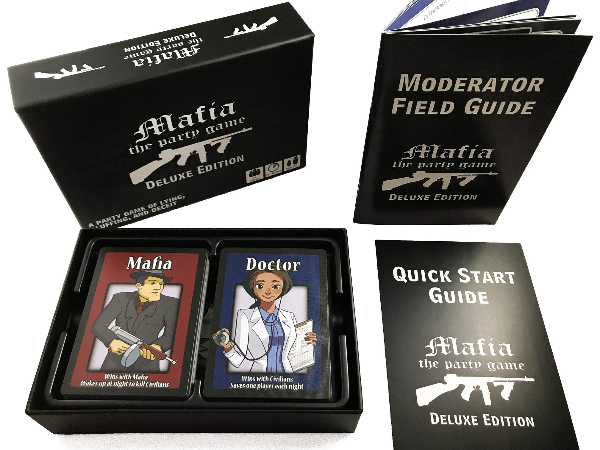 Apostrophe Games Mafia Deluxe ages and players layout for planning games.