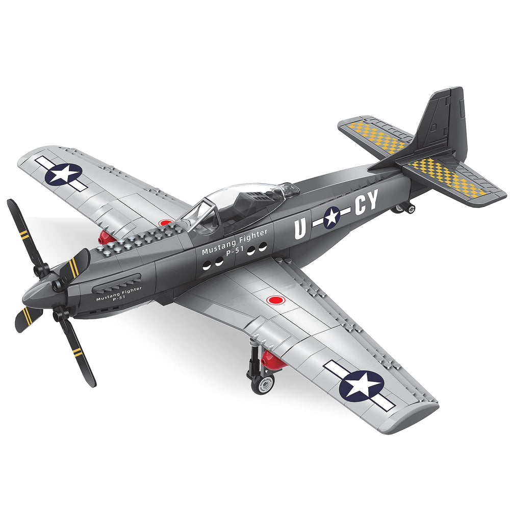 Apostrophe Games P-51 Mustang propeller rotation adds dynamic play