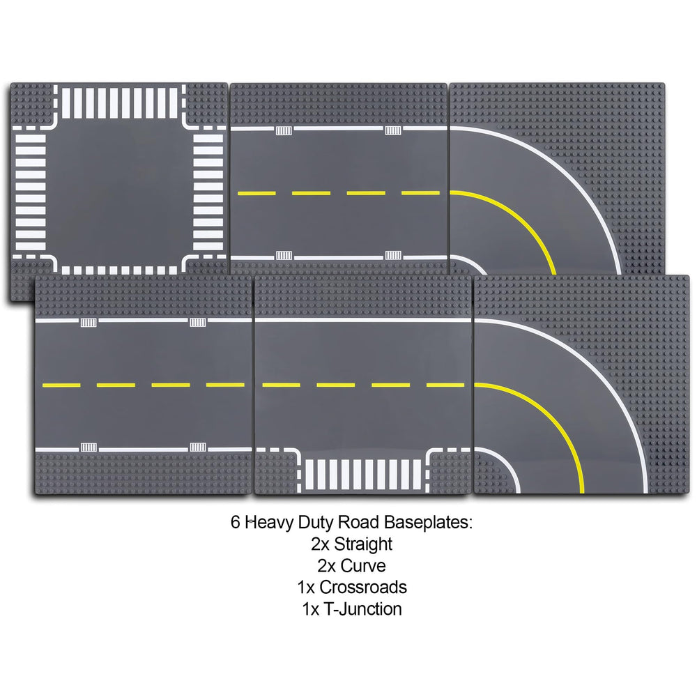Apostrophe Games curved baseplate creates gentle bends for dynamic neighborhoods.