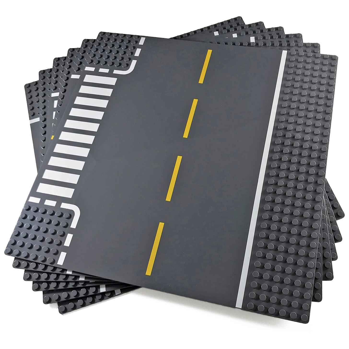 Apostrophe Games straight road baseplate for clean, linear town layouts.
