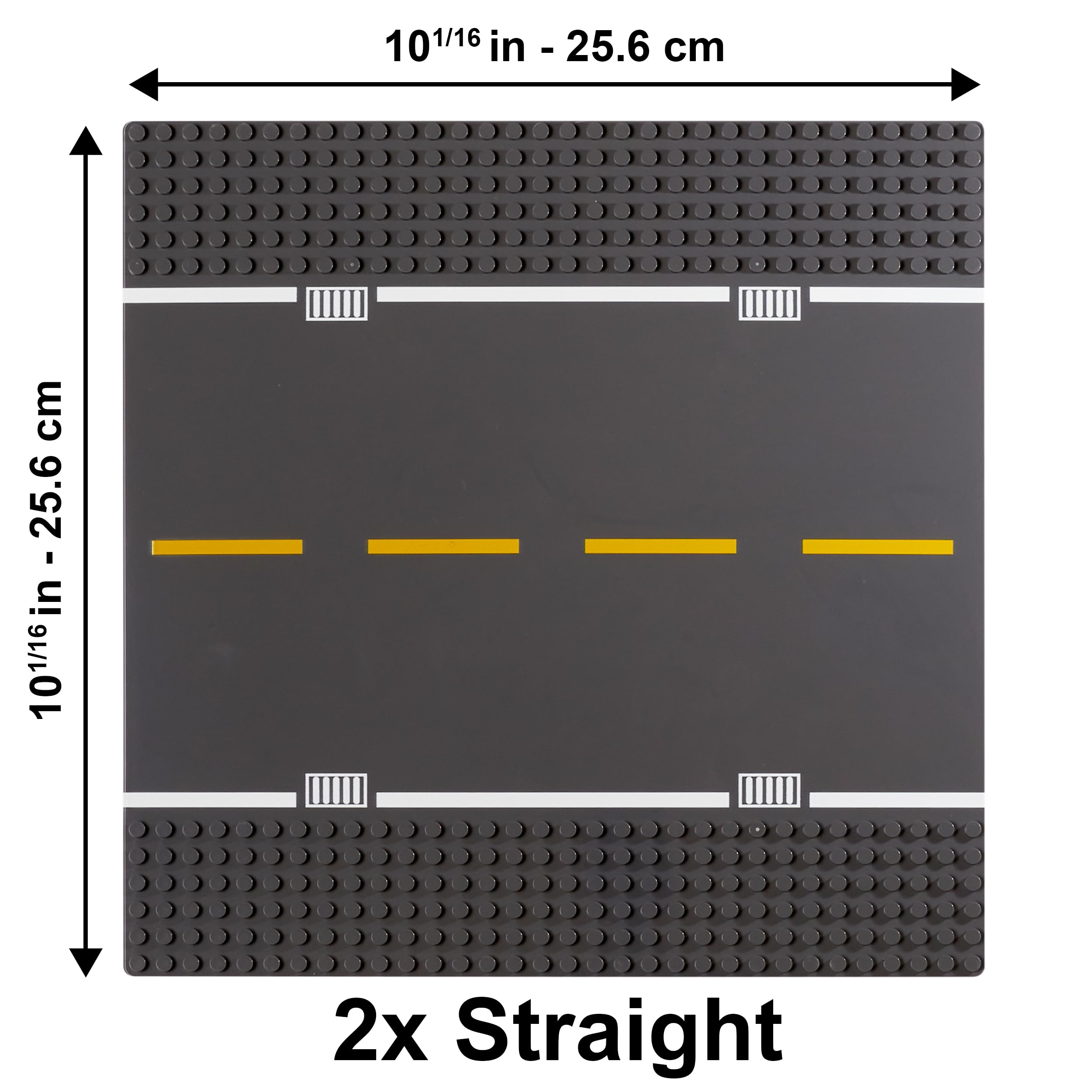Apostrophe Games T-junction baseplate supports branching routes for varied layouts.