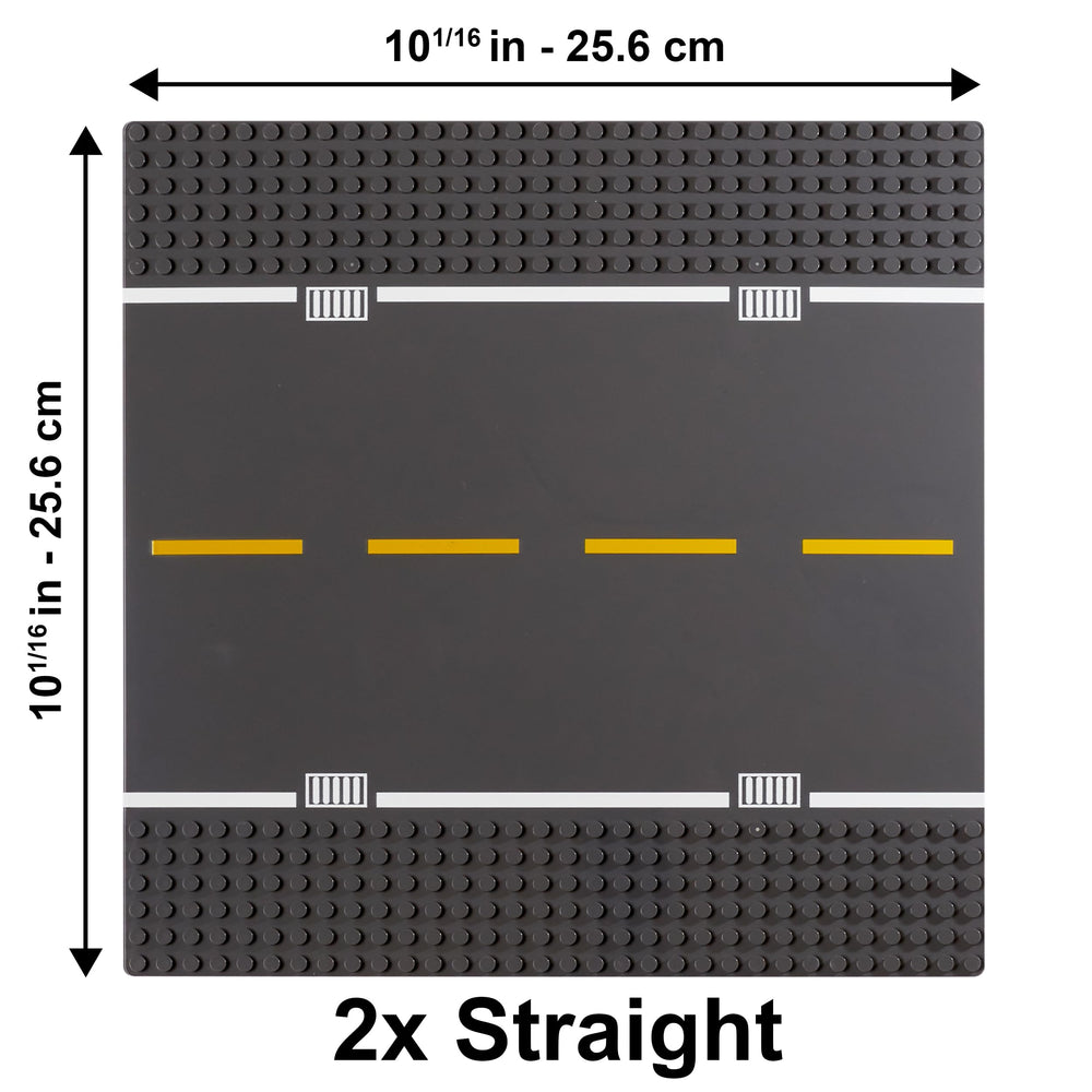 Apostrophe Games T-junction baseplate supports branching routes for varied layouts.