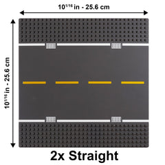 Apostrophe Games T-junction baseplate supports branching routes for varied layouts.