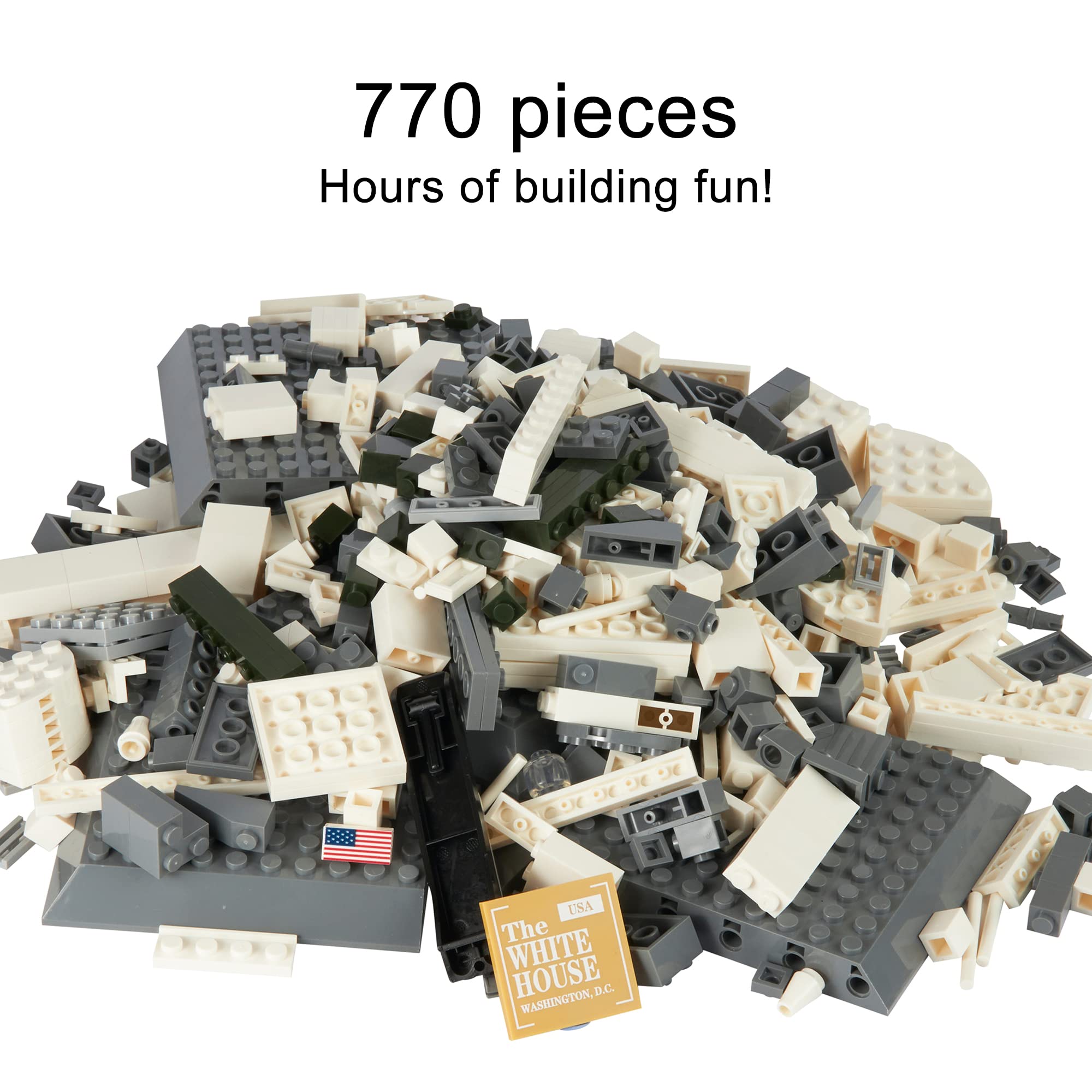 Apostrophe Games White House facade detail highlights realistic architectural features for learning.