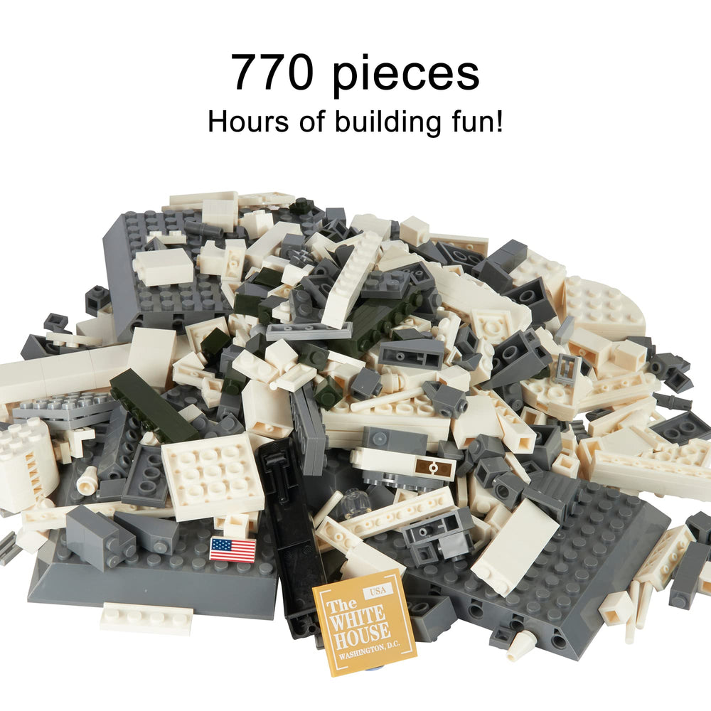 Apostrophe Games White House facade detail highlights realistic architectural features for learning.