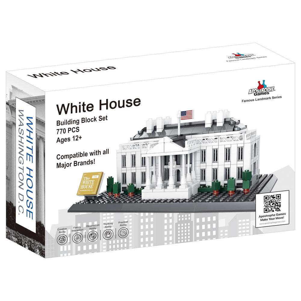 Apostrophe Games White House family build time invites collaborative creative sessions.