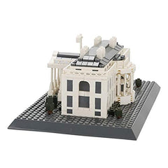 Apostrophe Games White House roof structure showcases accurate symmetry and design.