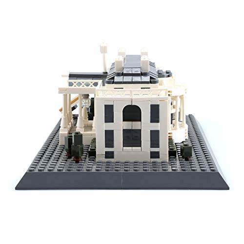 Apostrophe Games White House smooth connection pieces support easy assembly.