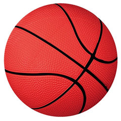 AppleRound 5-inch playground ball, durable PVC for indoor or outdoor play.