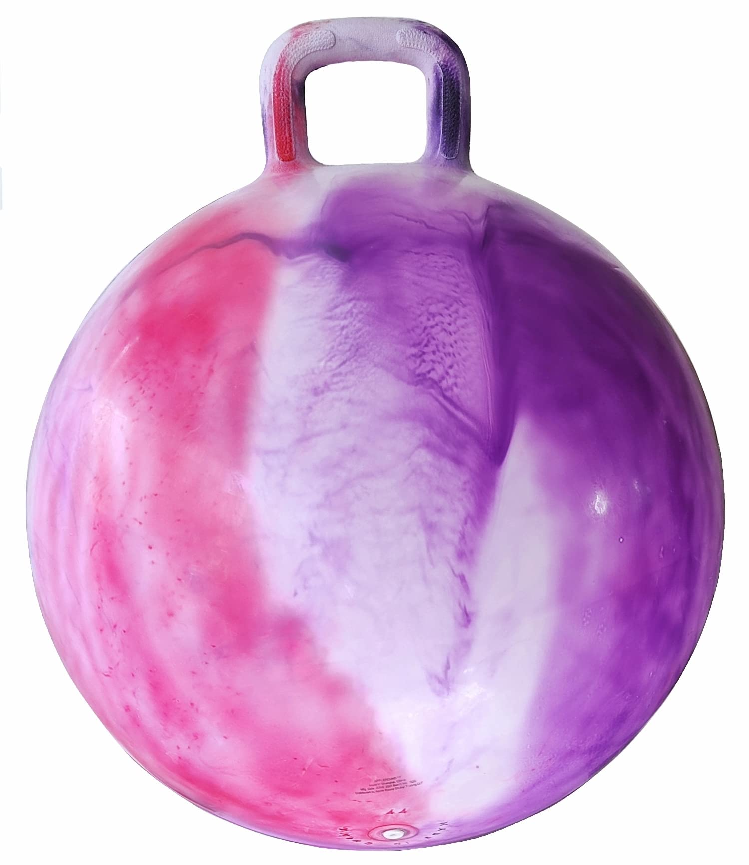 AppleRound Hippity Hoppity Hopball with handle provides steady grip for indoor and outdoor bouncing
