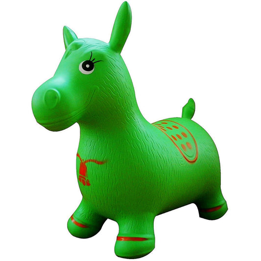 AppleRound horse hopper side view for durable indoor/outdoor play.