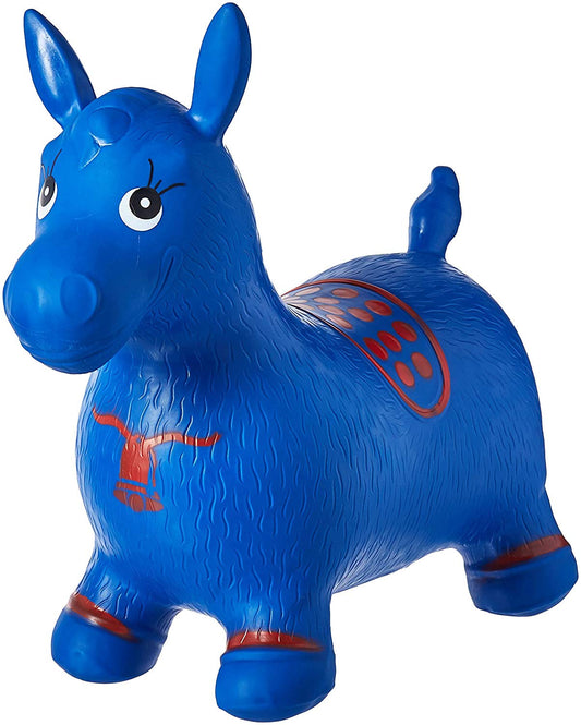 AppleRound horse hopper side view for indoor and outdoor bouncing adventures